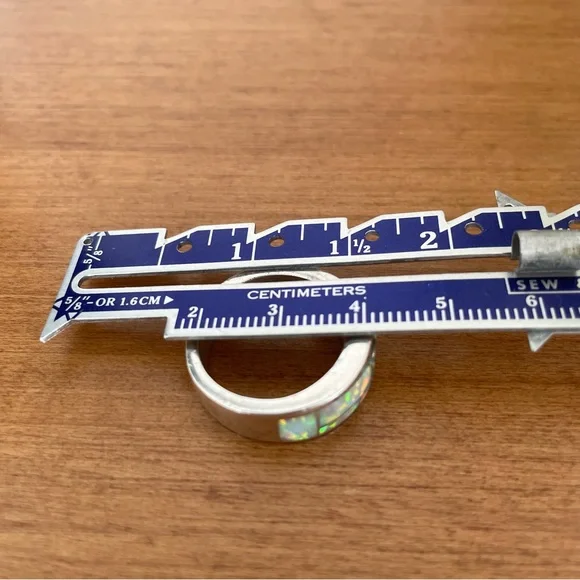 Native American Fire Opal ring - Picture 8 of 10